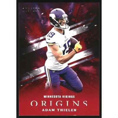 2018 Panini Origins Red #5 Adam Thielen