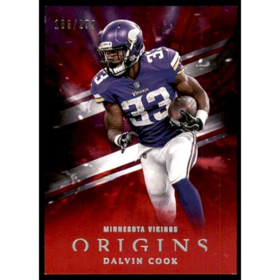 2018 Panini Origins Red #83 Dalvin Cook