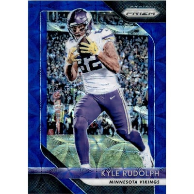 2018 Panini Prizm Prizms Blue Scope #81 Kyle Rudolph