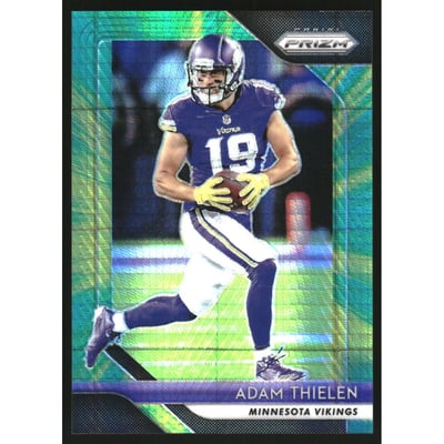 2018 Panini Prizm Prizms Hyper #78 Adam Thielen