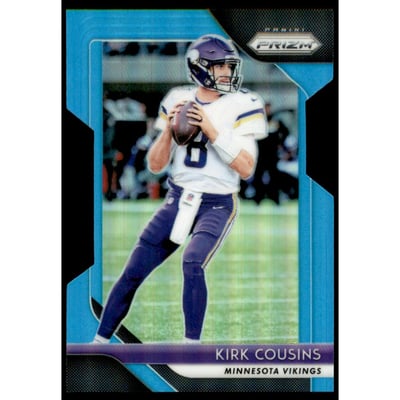 2018 Panini Prizm Prizms Light Blue #76 Kirk Cousins