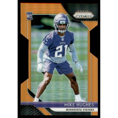 2018 Panini Prizm Prizms Orange #253 Mike Hughes