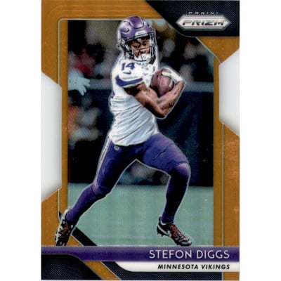 2018 Panini Prizm Prizms Orange #80 Stefon Diggs