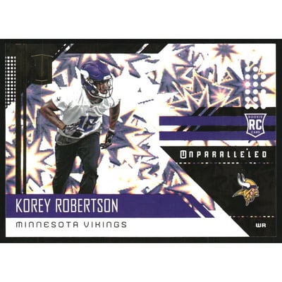 2018 Panini Unparalleled Impact #295 Korey Robertson