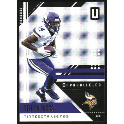 2018 Panini Unparalleled Superplaid #122 Stefon Diggs