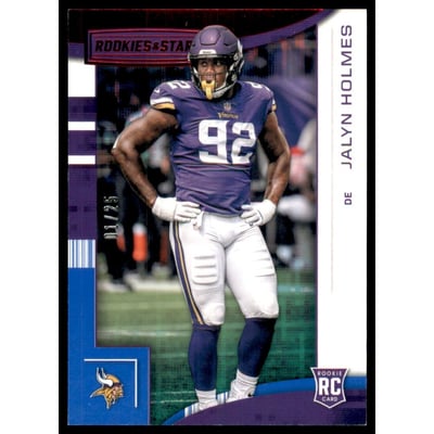 2018 Rookies and Stars Red and Blue #179 Jalyn Holmes