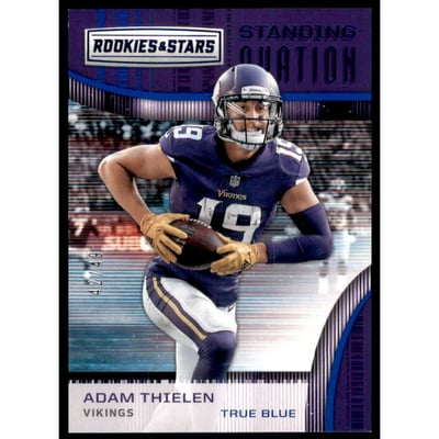 2018 Rookies and Stars Standing Ovation True Blue #19 Adam Thielen