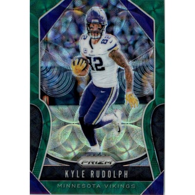 2019 Panini Prizm Prizms Green Scope #126 Kyle Rudolph