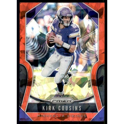 2019 Panini Prizm Prizms Red Ice #127 Kirk Cousins