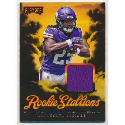 2019 Playoff Rookie Stallions Jerseys #33 Alexander Mattison