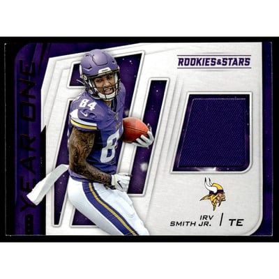 2019 Rookies and Stars Year One Jerseys #3 Irv Smith Jr.