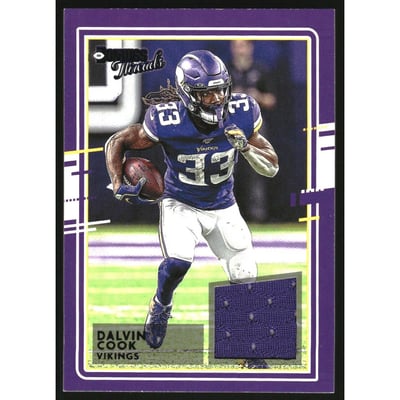 2020 Donruss Threads Blue #29 Dalvin Cook