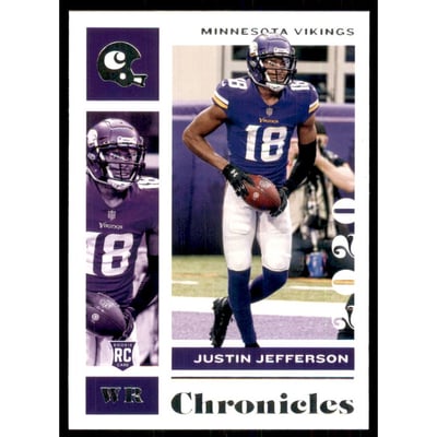 2020 Panini Chronicles #62 Justin Jefferson RC