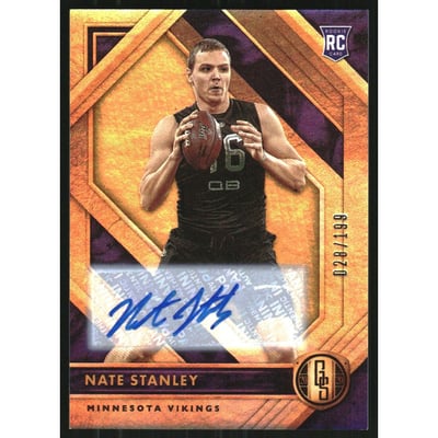 2020 Panini Gold Standard Rookies Autographs #188 Nate Stanley/199