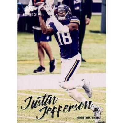 2020 Panini Luminance #217 Justin Jefferson CHRONICLES