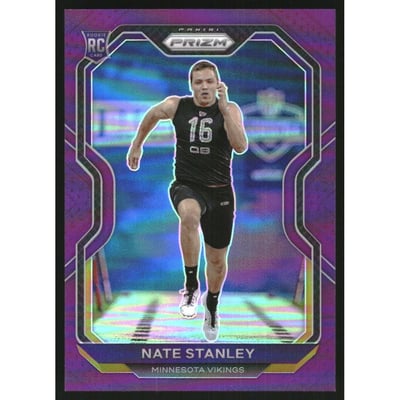 2020 Panini Prizm Prizms Purple #400 Nate Stanley