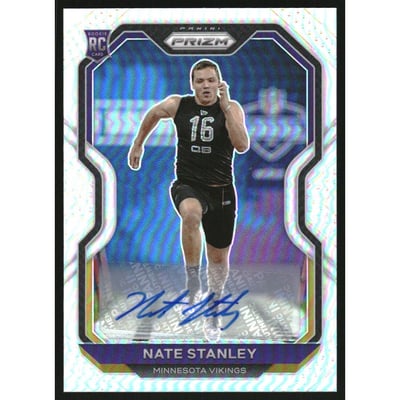 2020 Panini Prizm Rookie Autographs #400 Nate Stanley