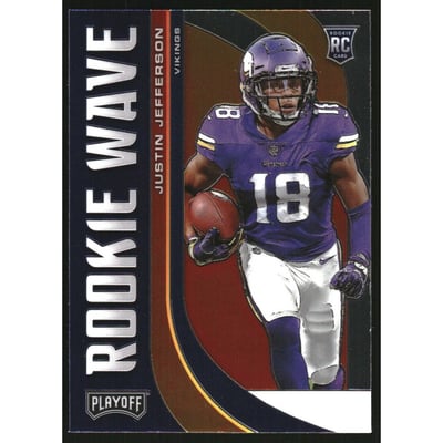 2020 Playoff Rookie Wave #9 Justin Jefferson