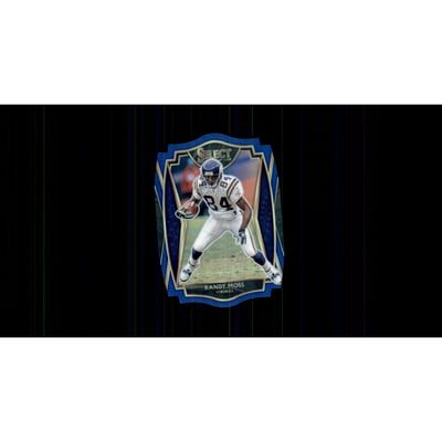 2020 Select Prizm Blue Die Cut #112 Randy Moss