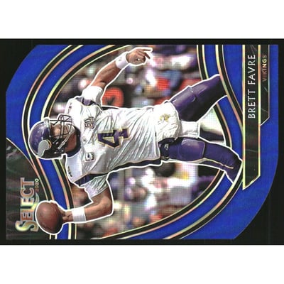 2020 Select Prizm Blue Die Cut #310 Brett Favre