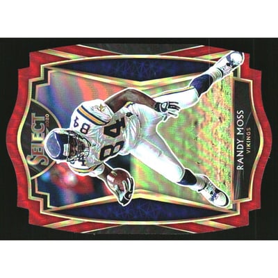 2020 Select Prizm Red Die Cut #112 Randy Moss