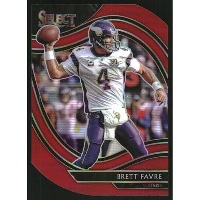 2020 Select Prizm Red Die Cut #310 Brett Favre