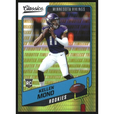 2021 Classics Premium Edition Timeless Tributes H2 Gold #171 Kellen Mond
