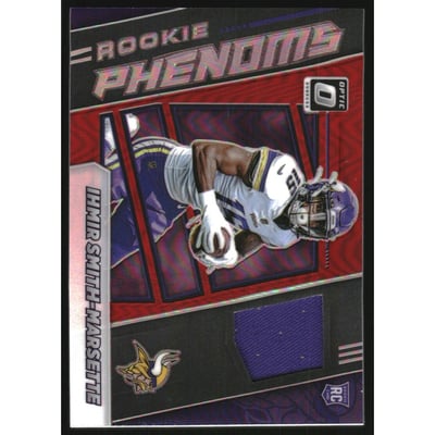 2021 Donruss Optic Rookie Phenoms Jerseys Horizontal Red #41 Ihmir Smith-Marsette
