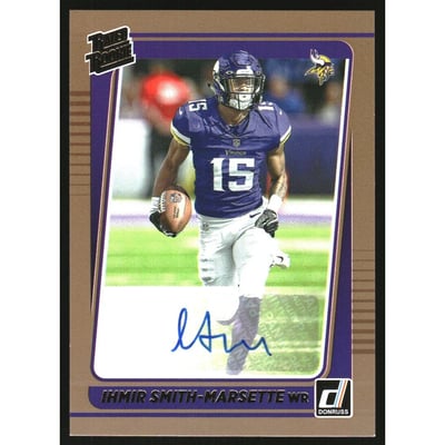 2021 Donruss Rated Rookies Autographs Bronze #291 Ihmir Smith-Marsette