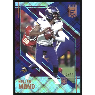 2021 Panini Chronicles Elite Update Purple #211 Kellen Mond