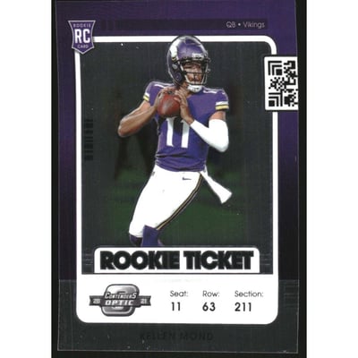 2021 Panini Contenders Optic #77 Kellen Mond RC
