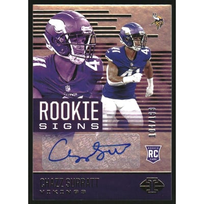 2021 Panini Illusions Rookie Signs #29 Chazz Surratt/199