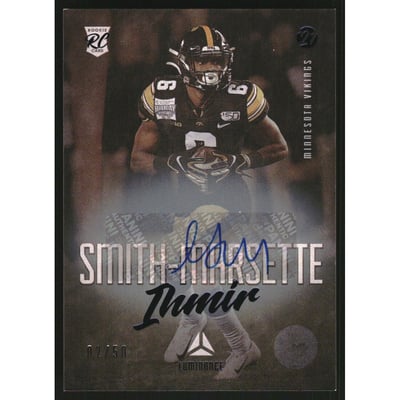 2021 Panini Luminance Autographs Blue #141 Ihmir Smith-Marsette/50