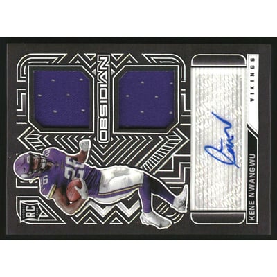 2021 Panini Obsidian Rookie Jersey Ink #35 Kene Nwangwu/150