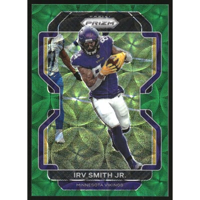 2021 Panini Prizm Prizms Green Scope #127 Irv Smith Jr.
