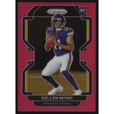 2021 Panini Prizm Prizms Pink #351 Kellen Mond