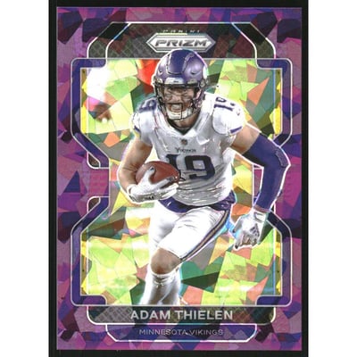 2021 Panini Prizm Prizms Purple Ice #126 Adam Thielen