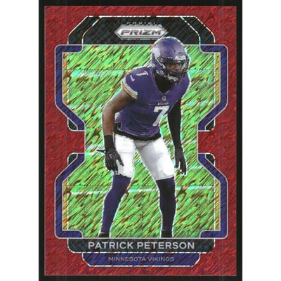 2021 Panini Prizm Prizms Red Shimmer #132 Patrick Peterson