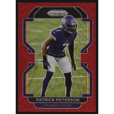 2021 Panini Prizm Prizms Red Wave #132 Patrick Peterson
