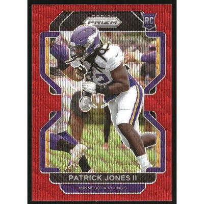 2021 Panini Prizm Prizms Red Wave #437 Patrick Jones II