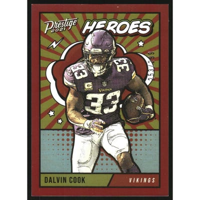 2021 Prestige Heroes Xtra Points Red #9 Dalvin Cook