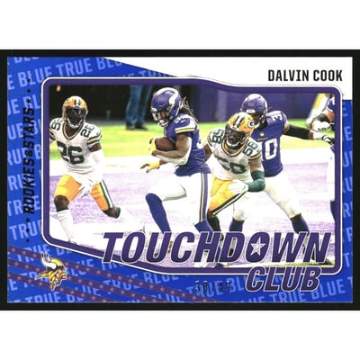 2021 Rookies and Stars Touchdown Club True Blue #5 Dalvin Cook