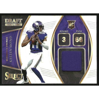 2021 Select Draft Selections Memorabilia Prizm #6 Kellen Mond