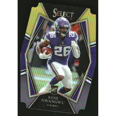 2021 Select Prizm Black and Gold Die Cut #174 Kene Nwangwu
