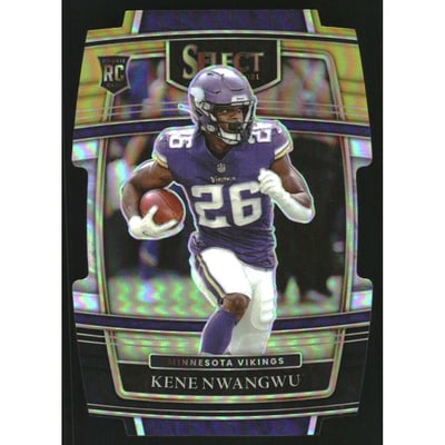 2021 Select Prizm Black and Gold Die Cut #74 Kene Nwangwu