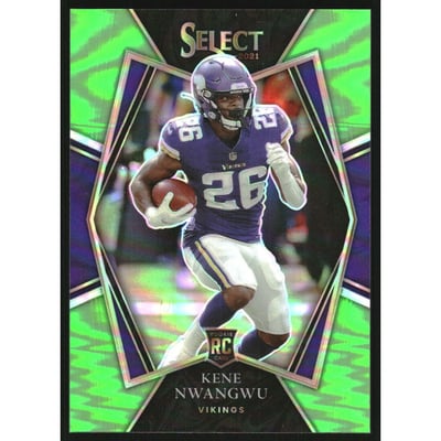 2021 Select Prizm Neon Green #174 Kene Nwangwu