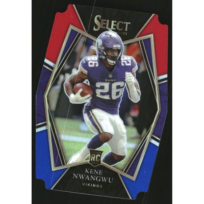 2021 Select Prizm Red and Blue Die Cut #174 Kene Nwangwu