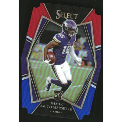 2021 Select Prizm Red and Blue Die Cut #182 Ihmir Smith-Marsette