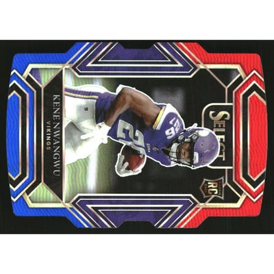 2021 Select Prizm Red and Blue Die Cut #274 Kene Nwangwu