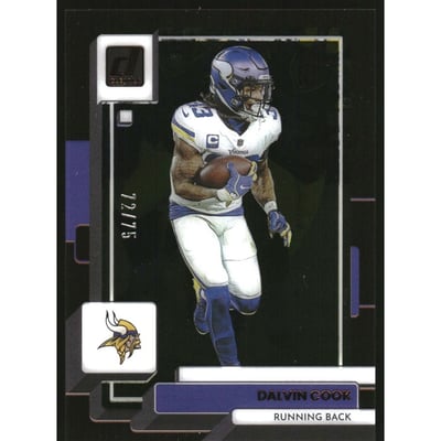 2022 Clearly Donruss Orange #33 Dalvin Cook